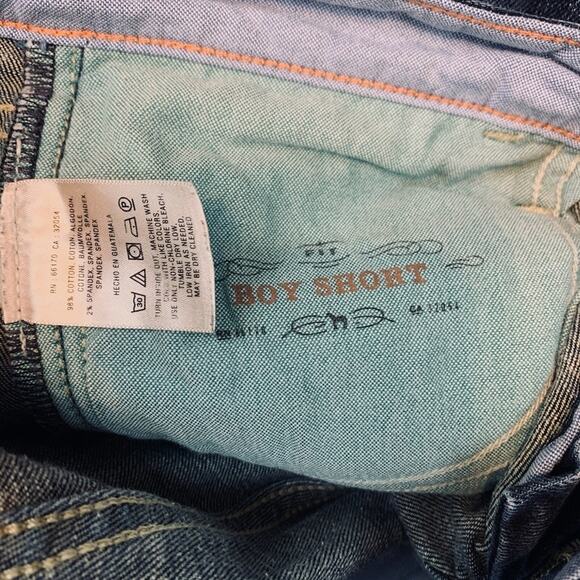Holding Horses Anthropologie Jean Womens Boy Shorts 11" Inseam Denim sz 27 - Picture 12 of 12